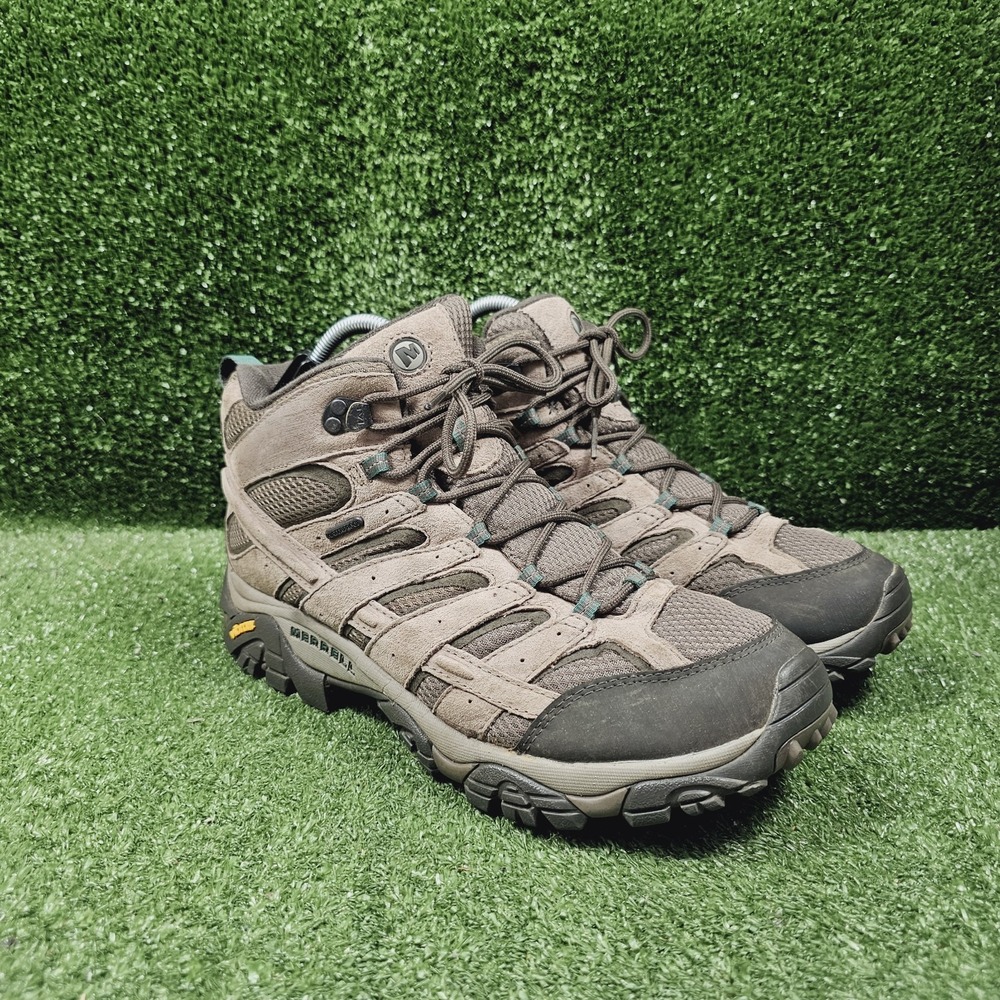 Merrell Moab 2 Mid Boulder Waterproof Athletic Hiking Ankle Boots Mens 12 W